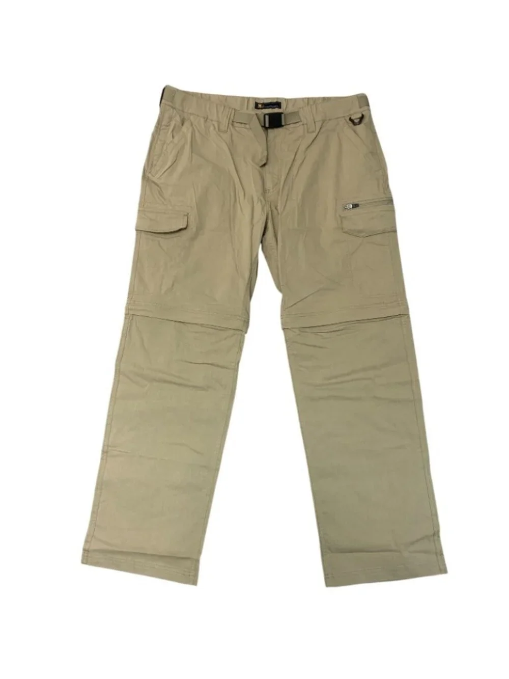 NWOT The B.C. Clothing Co. Men's XL x 32 Beige Convertible Cargo Pants